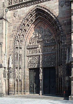 Hauptportal der Lorenzkirche zu Nürnberg