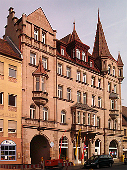 "Nürnberger Stil" am Marientor, 1890/91 von Georg Richter